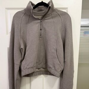 Lululemon waffle scuba Half-Zip Hoodie